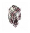 Womens Tartan Scarf Checked Pashmina