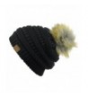 NYFASHION101 Exclusive Stretch Cable Beanie in Women's Skullies & Beanies