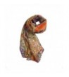 Leegor Fashion Chiffon Printed Orange