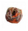 Leegor Fashion Chiffon Printed Orange in Fashion Scarves