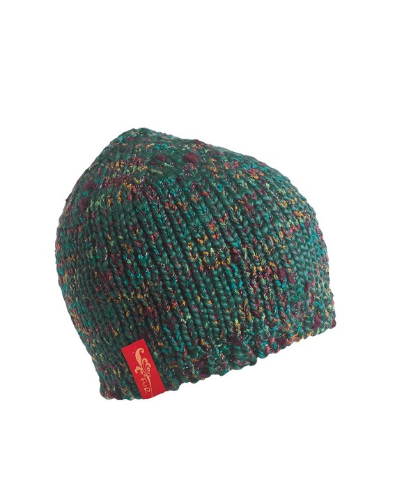 FU-R Headwear - Women's Toss with Pasta- Fleece Lined Hand Knit Beanie - Balsam - C311K6IETPF