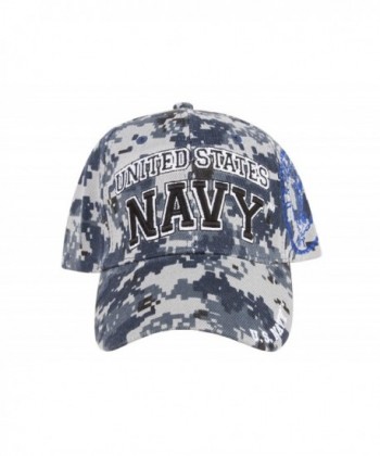 United States Navy 3D Embroidered Adjustable Baseball Cap Hat - Camo - CC11QDA4PP3
