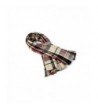 Tartan Blanket Checked Pashmina Claret in Cold Weather Scarves & Wraps