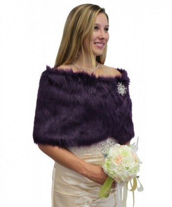 Tion Bridal Women Purple Brooch