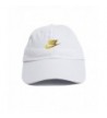 Just Vibe Swoosh White w/ Gold Dad Hat - CY12O1332LN