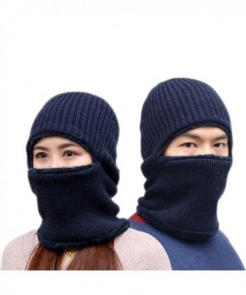 Warm Knitted Balaclava Beanie Hat Windproof Ski Face Mask Winter Hats ...