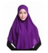 GladThink Womens Muslim Hijab Scarf With More colors - Purple - C112IUHPJ0R