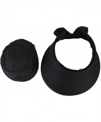 Verabella Protection Visor Beach Black in Women's Sun Hats