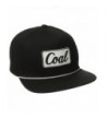 Coal Men's the Palmer Hat Adjustable Snapback Cap - Black - C811PKOS33T