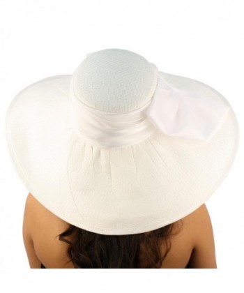 Summer Ribbon Floppy Hat Adjustable in Women's Sun Hats