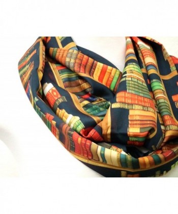 Handmade Library Bookshelves Infinity Scarf in Fashion Scarves