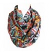 Etwoa's Boom Bang Infinity scarf Colorful Funny Circle Scarf Loop Scarf - CE12O7USJOJ