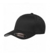 Flexfit Unisex Wooly Combed Twill Cap - 6277 - Black - CQ184EUA7LA