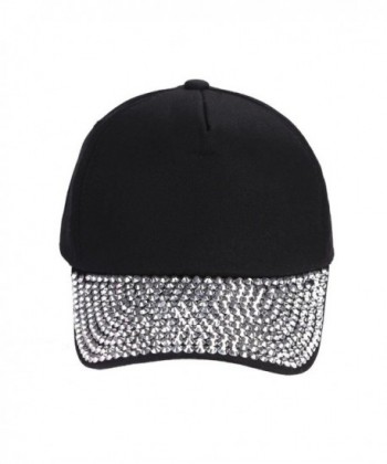 Besde Cotton Baseball Rhinestone Snapback