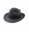 Classic Italy Paille Large Panama Hat - Noir - CE1228JJQNT