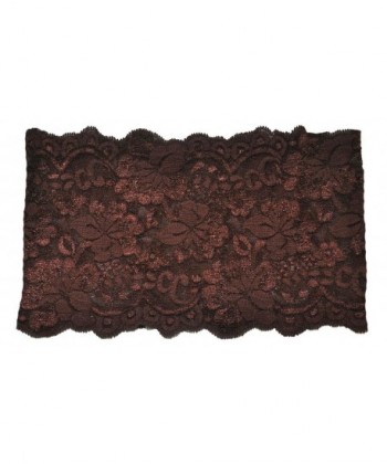 Zaffron Women's Lace Under Hijab Headband Brown - Brown - CH123EBTNN3