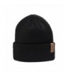 FURTALK Unisex Wool Knit Beanie Hat Cuff Beanie Autumn Winter Skull Caps For Women - Black - CS1856EGAZ7