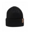 FURTALK Unisex Wool Knit Beanie Hat Cuff Beanie Autumn Winter Skull Caps For Women - Black - CS1856EGAZ7