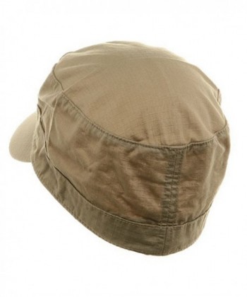 Fitted Cotton Ripstop Cap Khaki Medium