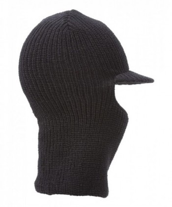 Face Ski Mask Visor Black in Men's Balaclavas