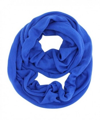 Classic Knit Winter Unisex Infinity Scarf - Blue - CU11HRPRSGR