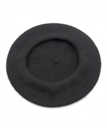 Opromo Classic French Womens Diameter Black in Women's Berets