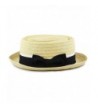 Depot Unisex Summer Porkpie Natural in Men's Fedoras