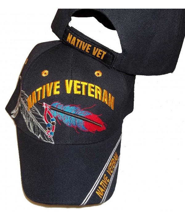 Native Veteran Adjustable Embroidered Hat Baseball Cap Army Marine Navy Retired Vet - CK12E31AWLJ