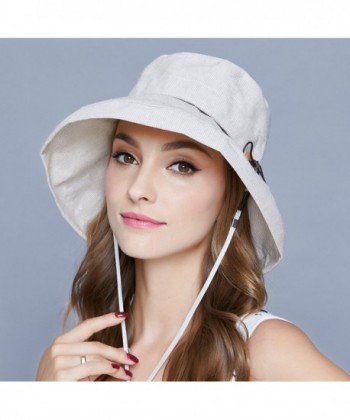 OLEWELL Adjustable Foldable Winter Cap Off White in Women's Sun Hats