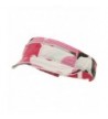 Enzyme Washed Cotton Twill Visor-Pink Camo - CD111QRERGB