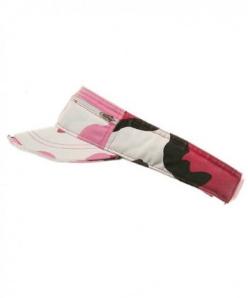 Enzyme Washed Cotton Twill Visor Pink