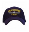 USS Ranger CVA-61 Embroidered Baseball Cap - Navy - CV11FVIJDSX