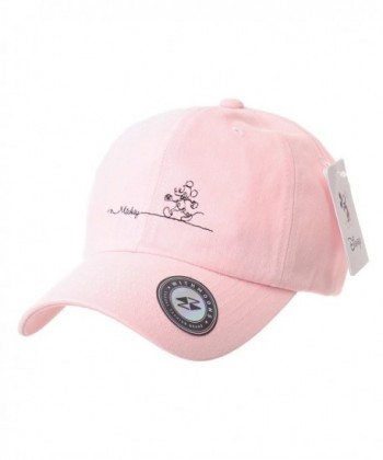 WITHMOONS Baseball Cartoon Embroidery Ballcap - Pink - CY186UALLHC