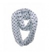 HONEYJOY Soft Light Weight Polka Dot Sheer Infinity Scarf ( 02) - C512N0K30IP