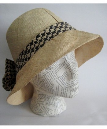 Raffia Gingham Sun RAFF 1 Beige in Women's Sun Hats