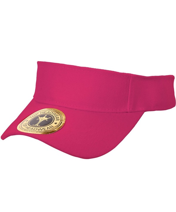 MM Collections Adjustable Sun Visor- Hot Pink - C711JDN123B