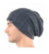 Stylish Men's Cable Knit Slouchy Beanie Unisex Daily Hat - Dark Gray - CH126T3R73L