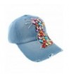 Elonmo Crystal Baseball Jewel Rhinestone in Women's Baseball Caps