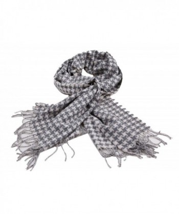 Womens Houndstooth Scarf Pashmina Muffler in Wraps & Pashminas