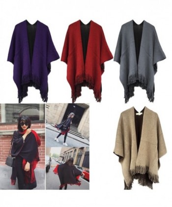 Kocome Fashion Blanket Oversized Poncho in Fashion Scarves