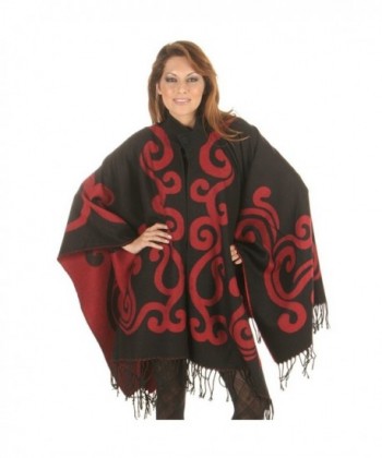 KayJayStyles Floral REVERSIBLE Cashmere Poncho