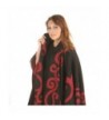 KayJayStyles Floral REVERSIBLE Cashmere Poncho in Wraps & Pashminas