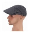 Roffatide Solid Canvas Newsboy Driving in Men's Newsboy Caps