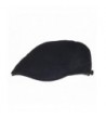 WITHMOONS Faux Leather Suede Vintage newsboy Hat Flat Cap LD3083 - Black - C5126JYYUE9