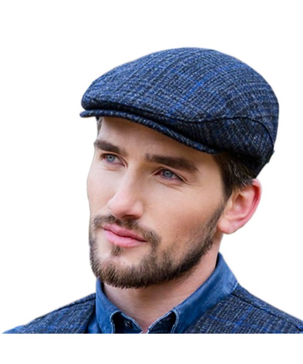 Mucros Weavers Police Tweed Flat Cap - Thin Blue Line - CT189S0S6TY