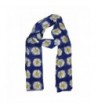 LUNIWEI Womens Daisy Flower Print Soft Scarves (Blue) - C3120NEKZOP