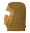 Quietwear Men's Knit Fleece Facemask - Duck Brown - C411FC5VOC3