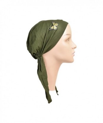 Olive Scarf Bandana Headwear Butterfly