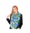 12 colors Soft Large 100% Cotton Scarf Shawl for Women by Barno Fashion - Green Spring - C9183NATU0C