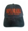 DEPLORABLE LIFETIME MEMBER America Embroidery - Black With Orange Embroidery - CY17XMHEHCK